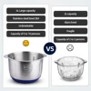 Electric Meat Grinders Food Crusher 6S Stainless Steel Multifunctional Vegetable Slicer Processor Chopper Kitchen Appliances 5