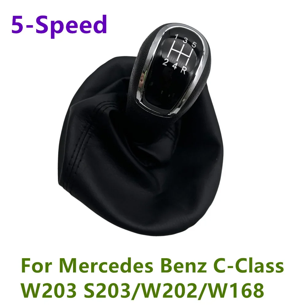 메르세데스 벤츠 C-클래스 W203 S203/W202 BJ (1993-2001)/A-클래스 W168 5단 고품질 자동차 기어 변속 노브 시프터 자동차 부품