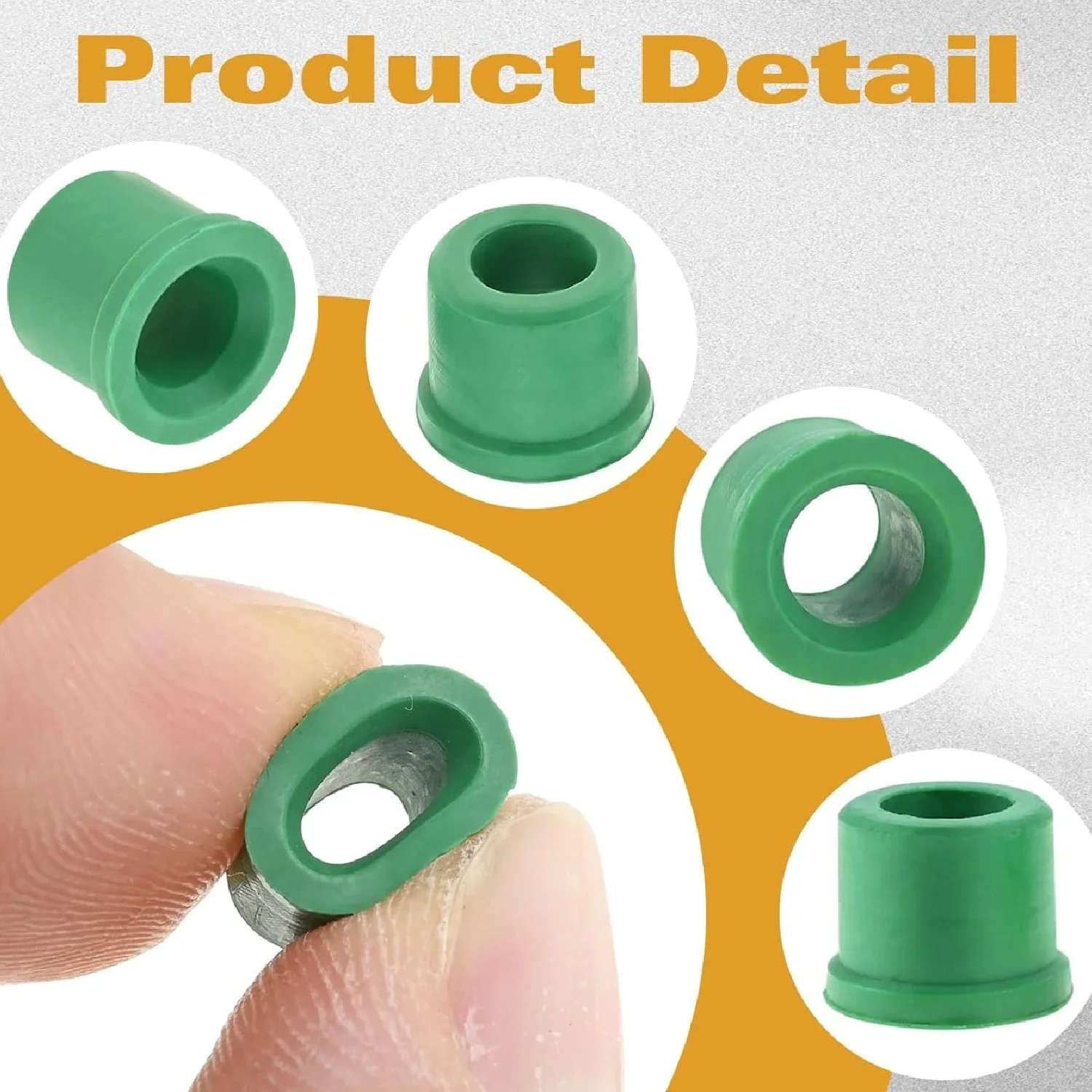 R410A/R134A 1/4 퀵 커플러 충전 가스켓에 맞는 100PCS 고무 가스켓 HVAC 호스 매니 폴드 씰링 O-링 수리 키트 녹색