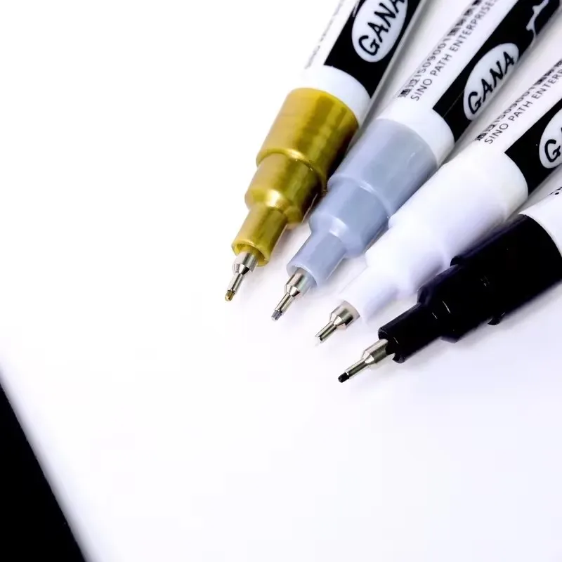 Oil Based Permanent Paint Markers Pens 4Pcs/set for Rock Painting Wood Metal Canvas
