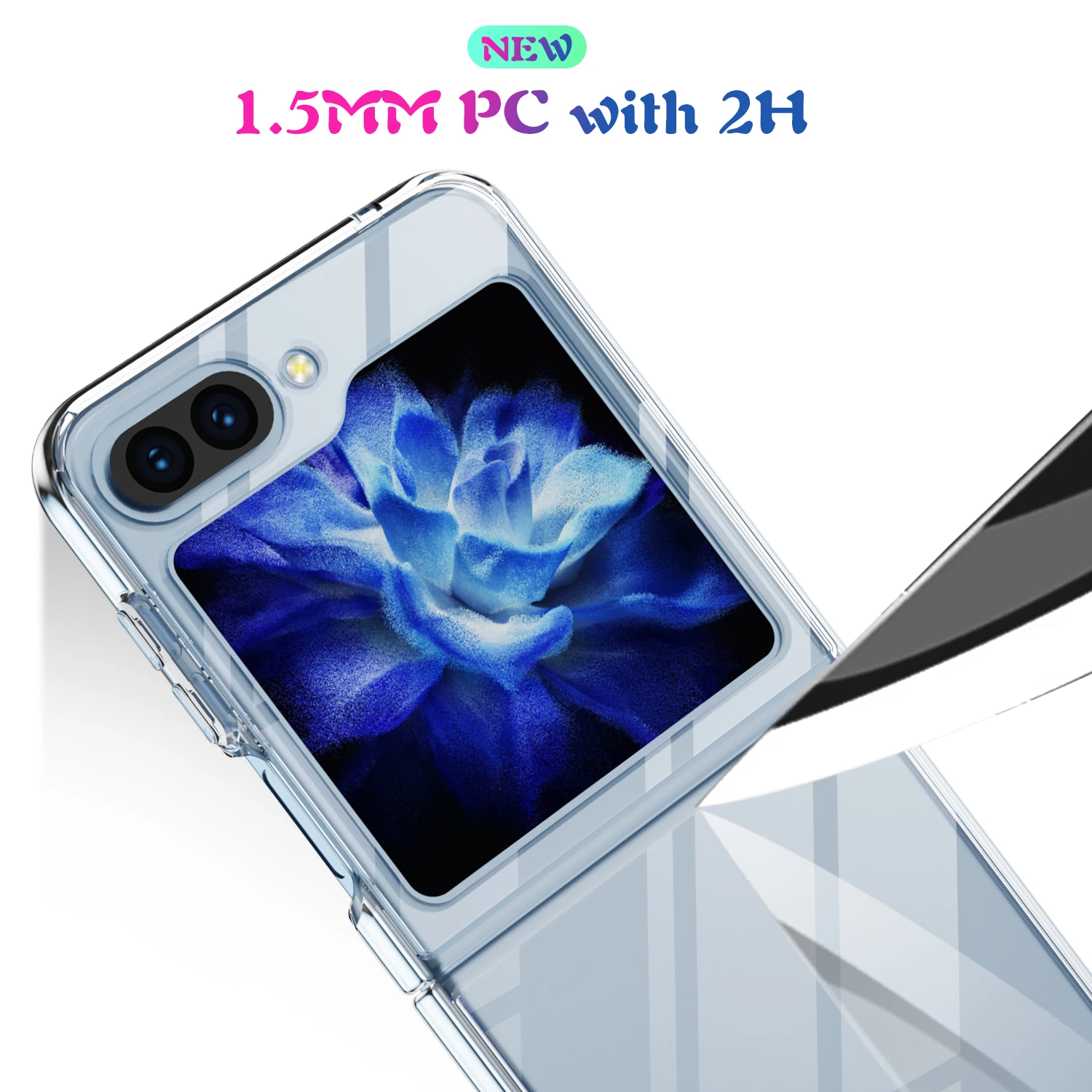 Coque de téléphone en acrylique rigide, étui rigide antichoc pour Samsung Galaxy Z Flip 3 4 5 5G Flip5 ZFlip5_voghion.com
