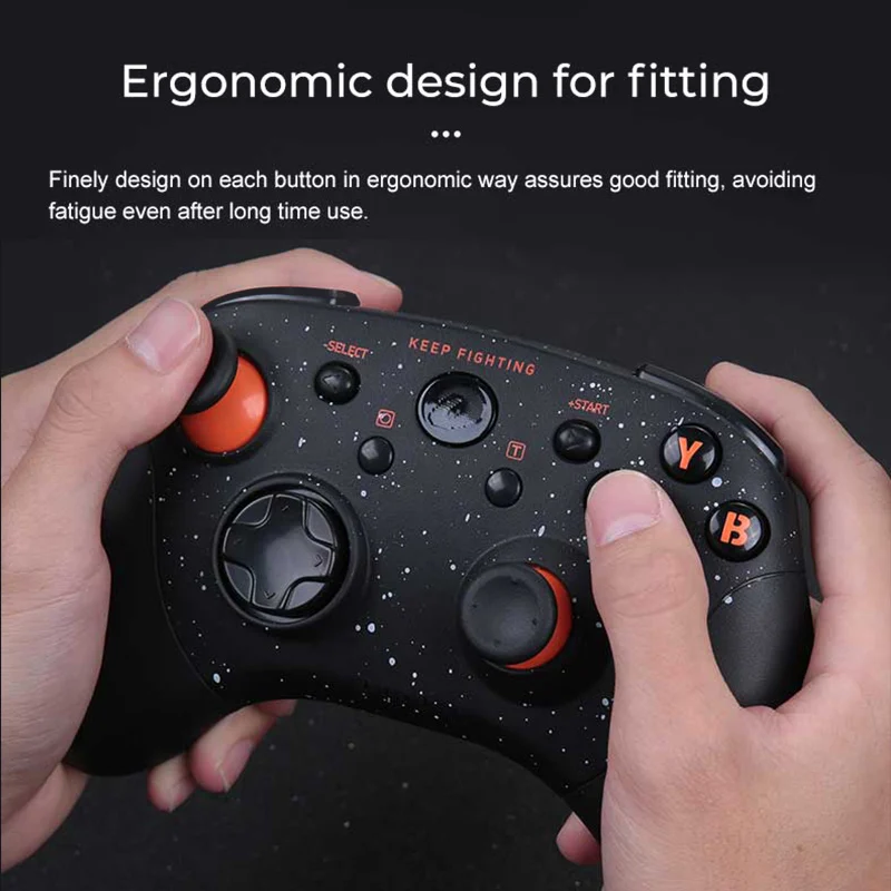 Dareu-gamepad sem Fio Bluetooth Controlador de Jogo 360 ° pc Joystick Controladores de Choque Duplo para Android tv Telefone Interruptor - Image 4