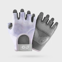 Unisex Fitness- undGymnastikhandschuhe mit stoßdämpfender Schaumstoffpolsterung und Handgelenkstütze