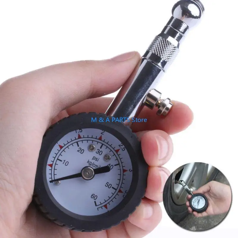 U1JF 신차 차량 자동차 타이어 공기압 게이지 0-60 psi 다이얼 미터