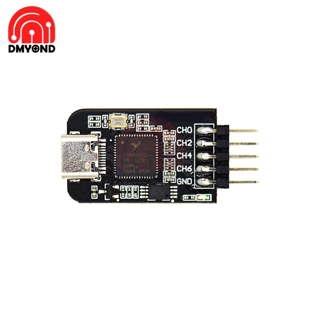 Mini Logic Analyzer Type-C InterfaceMCU ARM FPGA Debugging Tool 24m Sampling 8 Channels Analyzer Development Board Module 3