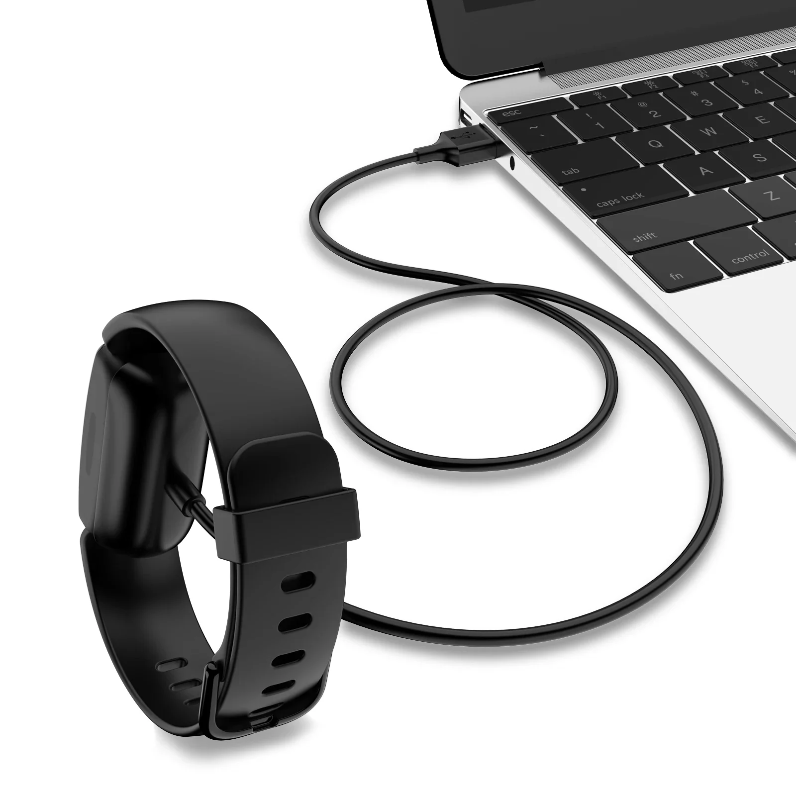 Enhanced Charging Cable Clip for Fitbit Inspire 3 Fitness Tracker