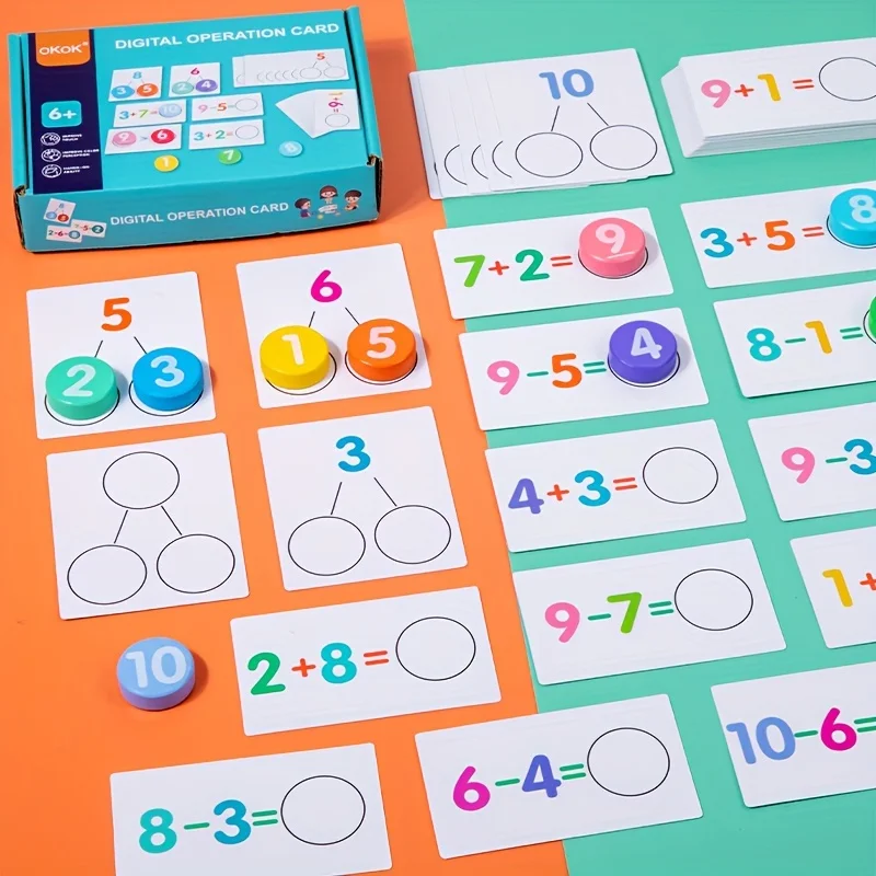 Kids Arithmetic Learning Cards 2