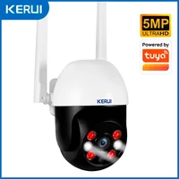 KERUI 5MP 8MP 4K PTZ WiFi IP Caméra sans fil Tuya Smart Outdoor Home Security Double Objectif 10MP 5K Caméra CCTV Vidéosurveillance 1