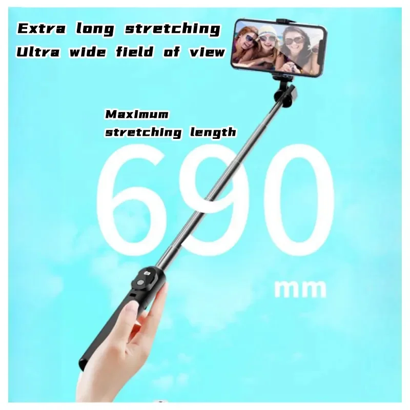 Selfie Stick Phone Tripod with bluetooth Wireless Remote Portable Extendable Tripod holder Stand 360 Rotation Compatible for ios