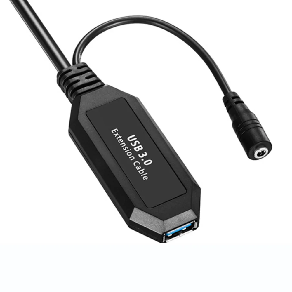 신호 부스터가 있는 USB 3.0 활성 연장 케이블 PC 노트북용 전원 USB 3.0 연장 코드가 있는 10M 5M USB 3.0 연장 케이블