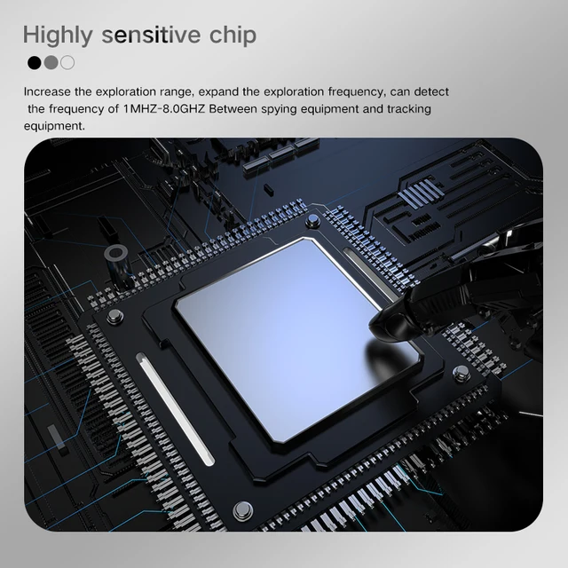 Hidden Spy Camera Detector Security Protection Anti Spy Gadget GPS Tracker Finder Bug Detector Wireless Signal Infrared Scanner 2