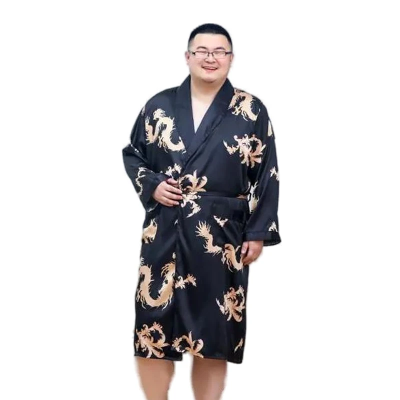 Accappatoio Uomo Raso Leggero 2 Pezzi - Pigiama Estate | Vestaglia Con Cappuccio - Foto 8