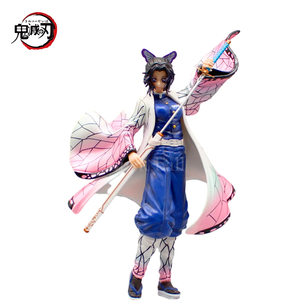 

29cm Demon Slayer Action Figures Kochou Shinobu Anime Figure Ornament Pvc Statue Model Doll Collectible Desk Decoration Toy Gift
