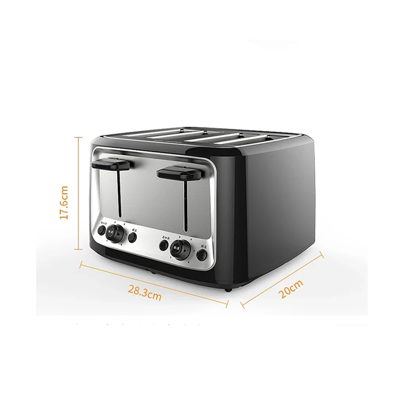 Multi Functional Fully Automatic Toaster Commercial Low Noise Intelligent Bread Baking Oven