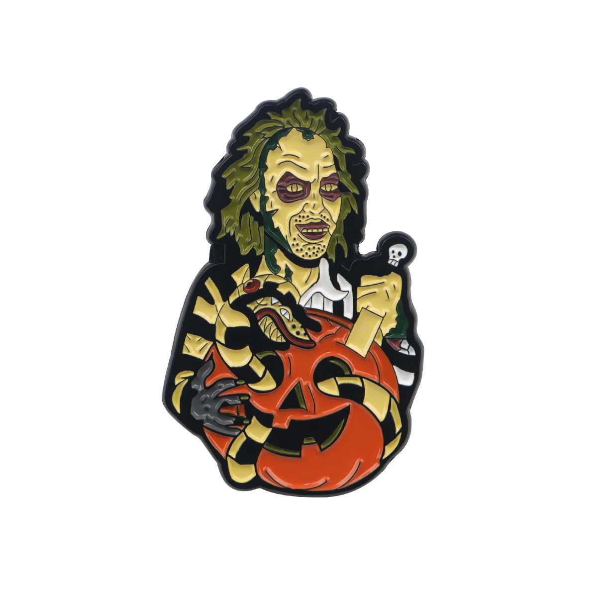 Spooky Fun Enamel Pins - Quirky Brooches for Clothing and Accessories