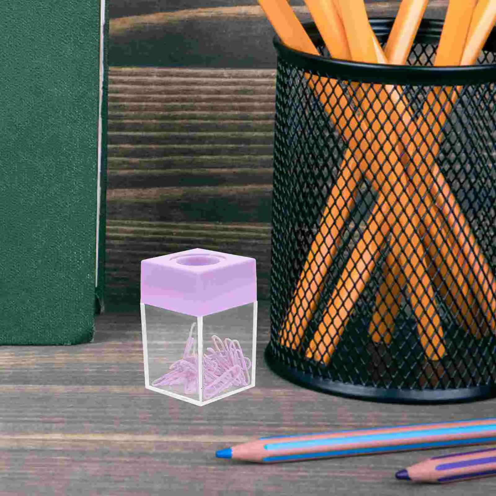 

Paper Clips Bobby Pin Holder Paper Clip Container Staples Paper Clip Holder Document Clip Holder Storage Box For Office