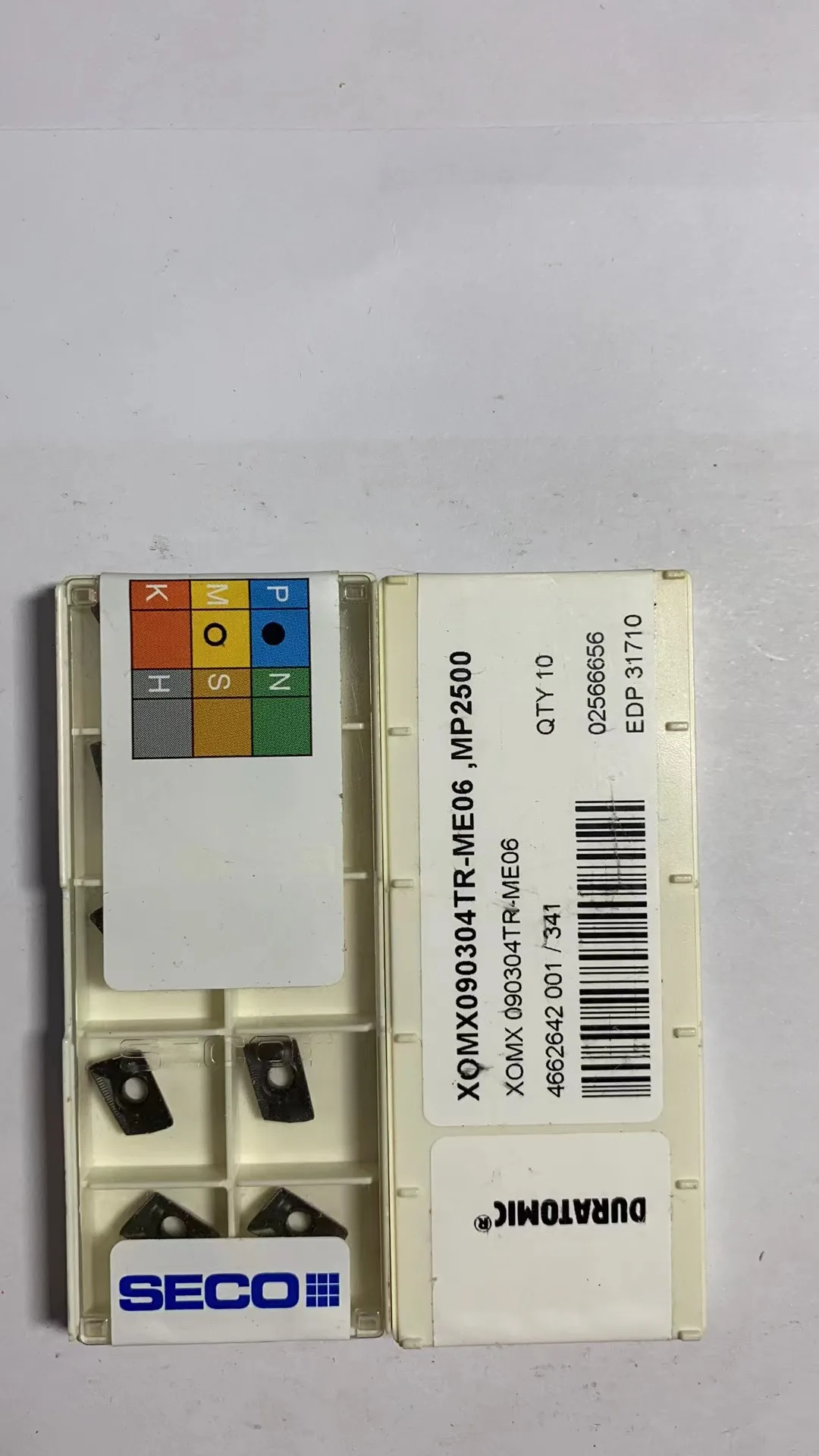 

CNC blade XOMX090304TR-ME06 MP2500 original and authentic, special clearance price, only 6 boxes