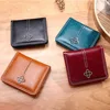PU Leather Women's Wallets	Short Handbags Zipper Coin Wallet Credit Card Holder Luxury Designer Small Purses for Women 2