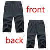 Men Casual Shorts Pants Plus Size 3XL-9XL Summer Sweatpants Three Quarter Shorts Sport Pants 3/4 Pants Gym Shorts 5