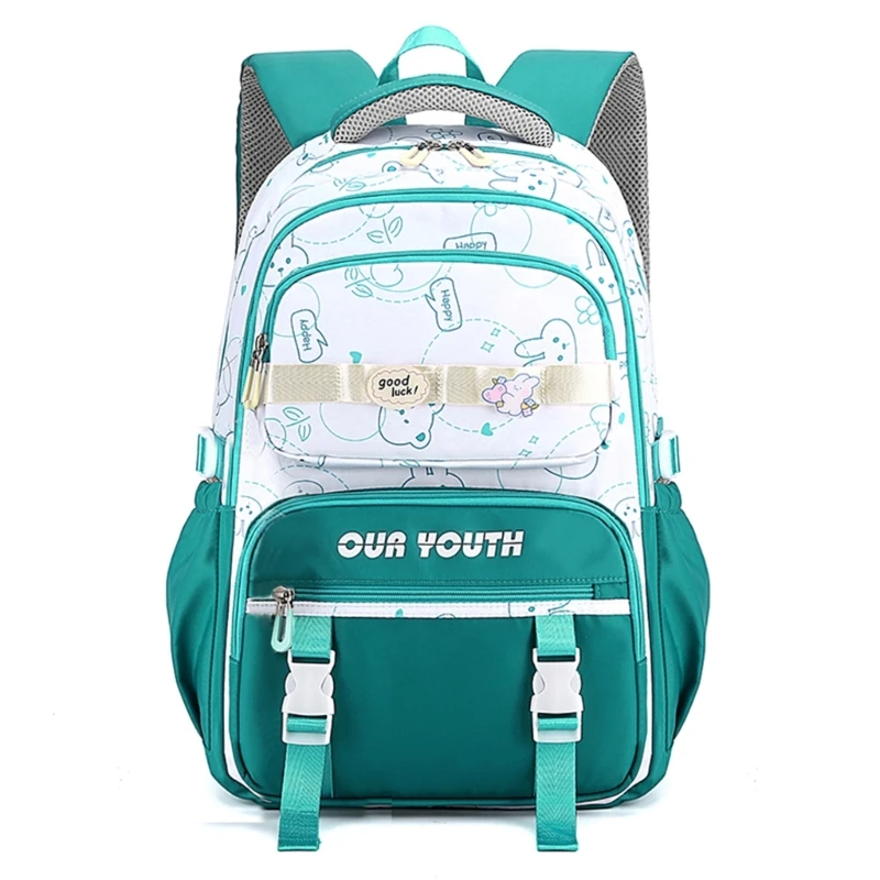 

2023 Rucksack Fashion Bookbags for Girl Splashproof School Book Bag Backpack Double Strap Shoulder Bag Pack Travel Bag E74B
