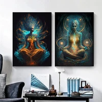 1pc frameless Women From Dmt Realm Graceful Meditation Canvas Posters and Prints Living Room Bedroom Wall Art Home Decor Cuadros - Image 2