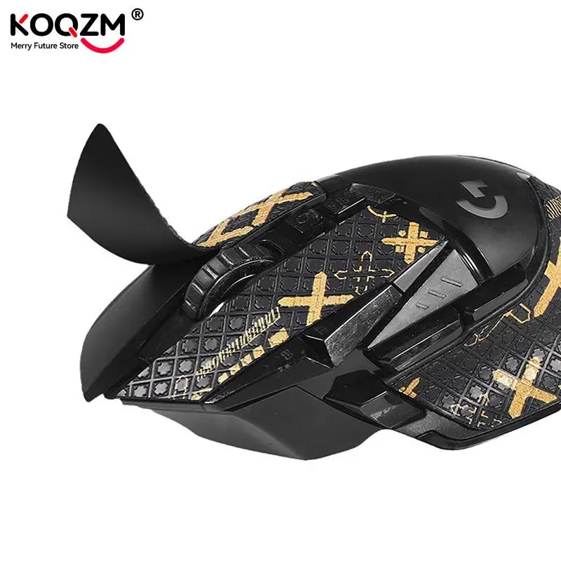 Mouse Grip Skate Adesivo Pele de Lagarto Antiderrapante Chupar o Suor Adesivo de Decoração Decalque Auto-adesivo Logitech G502 Hero - Imagem 6