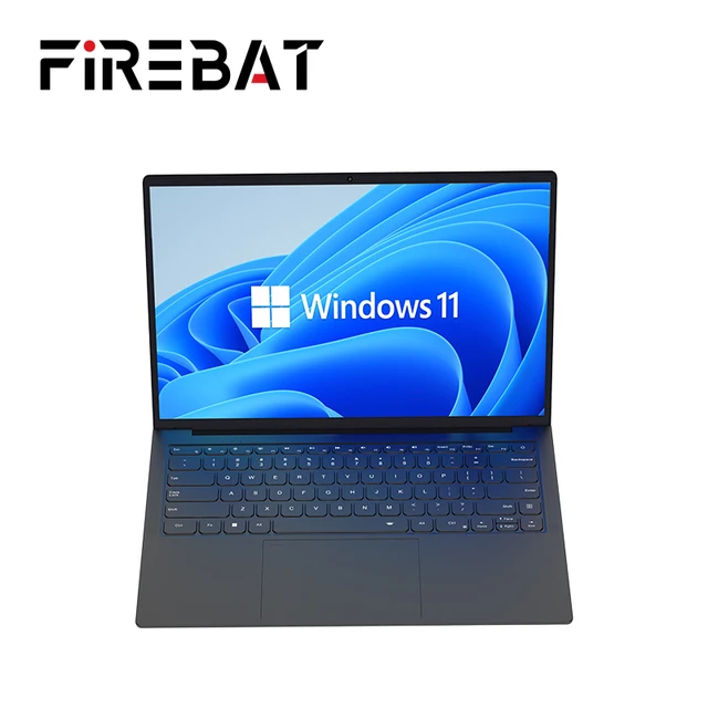 FIREBAT A16 Новое поступление 16 дюймов 100% sRGB Ультратонкий DDR4 16G RAM 1 ТБ 1920*1200 отпечатков пальцев Портативный ноутбук Intel N5095 1