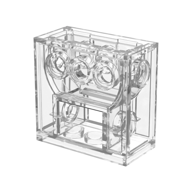 1 Pz Bzb Moc 6588 High-Tech Cambio 2X4X3 1/3 High-Tech Assemblaggio Blocchi Di Costruzione Parti Accessori Compatibili Edu Giocattoli Per Bambini