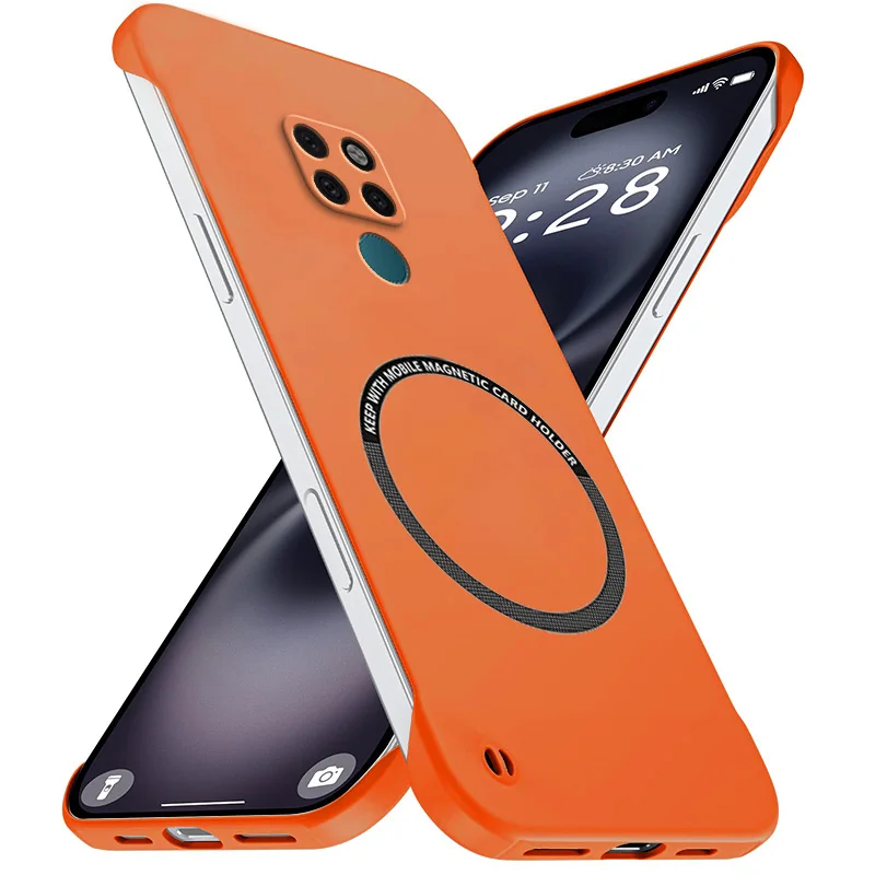 Magnetic Slim Frameless Matte Anti-Scratch Shockproof Phone Case