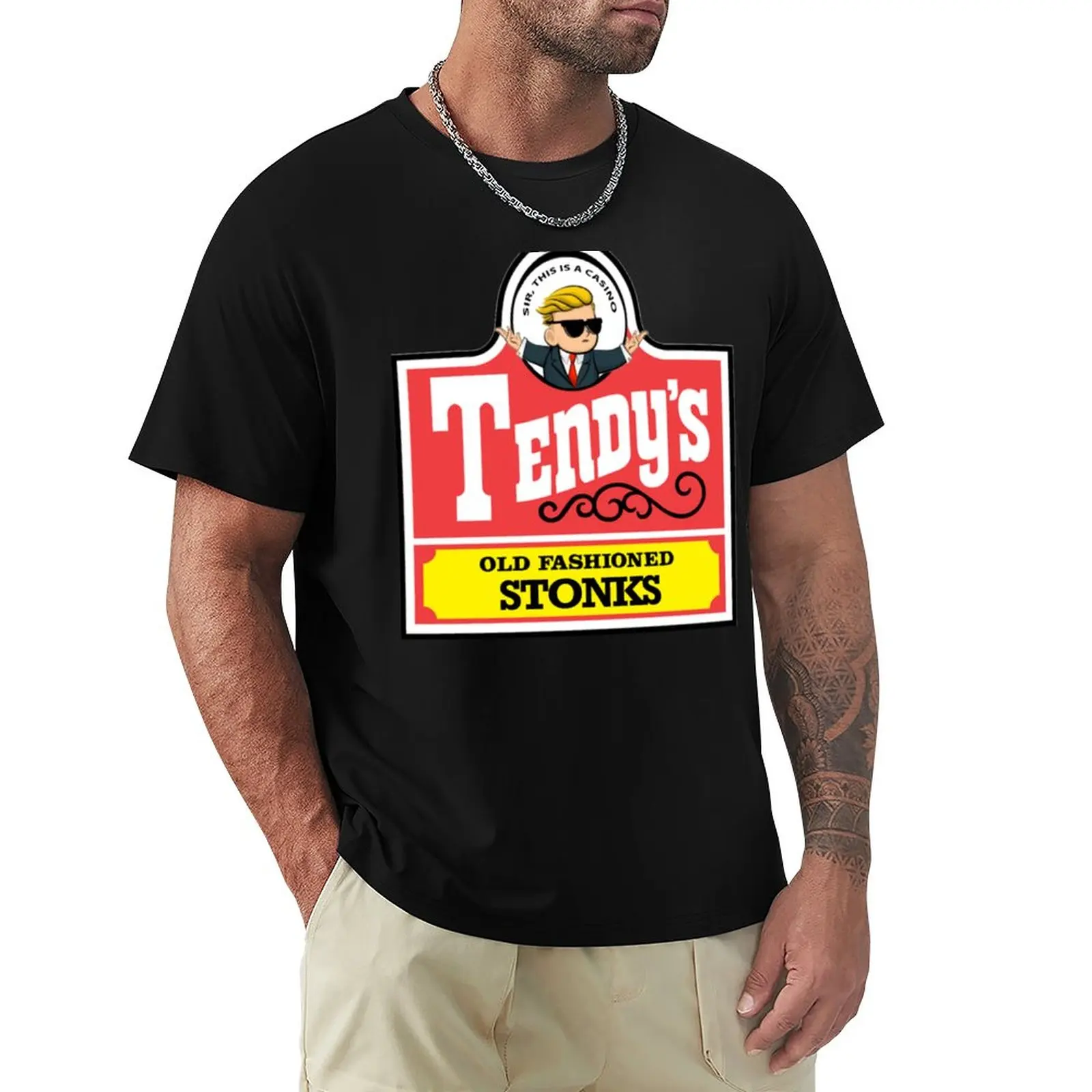 

Wallstreet wendys tendystendies stonks T-Shirt T-Shirt blanks vintage clothes men clothings