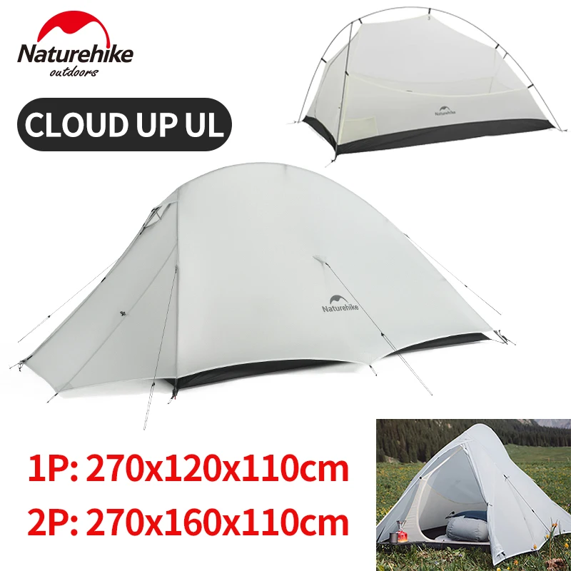 Naturehike Cloud Up UL Tent Ultralight 1-2 Person 15D Nylon