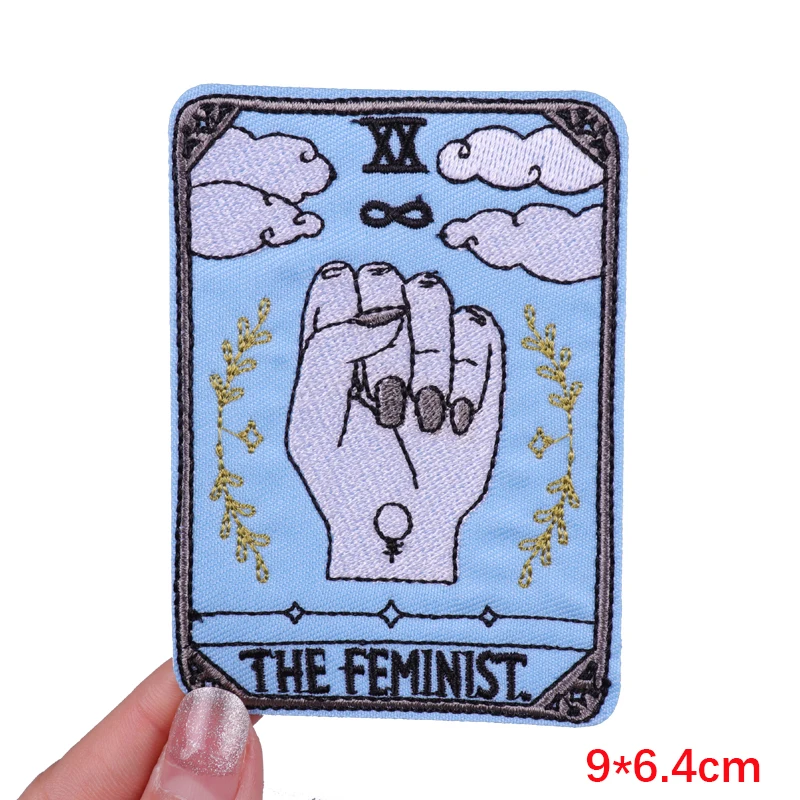 Punk Finger Patch Hurror Schädel Stickerei Patch Für Kleidung Thermoadhesive Patches Für Kleidung Kristall Blume Patches Aufkleber – Detail 25