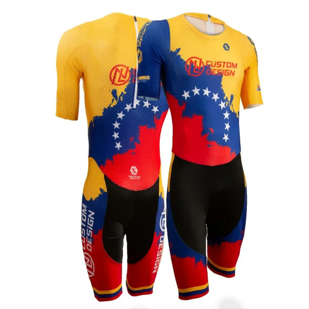 

Speed Inline Roller Custom Skate Speedsets Triathlon Suit Mens Bodysuit Jersey Skinsuit Ciclismo Bicycle Jumpsuit Culotte Hombre