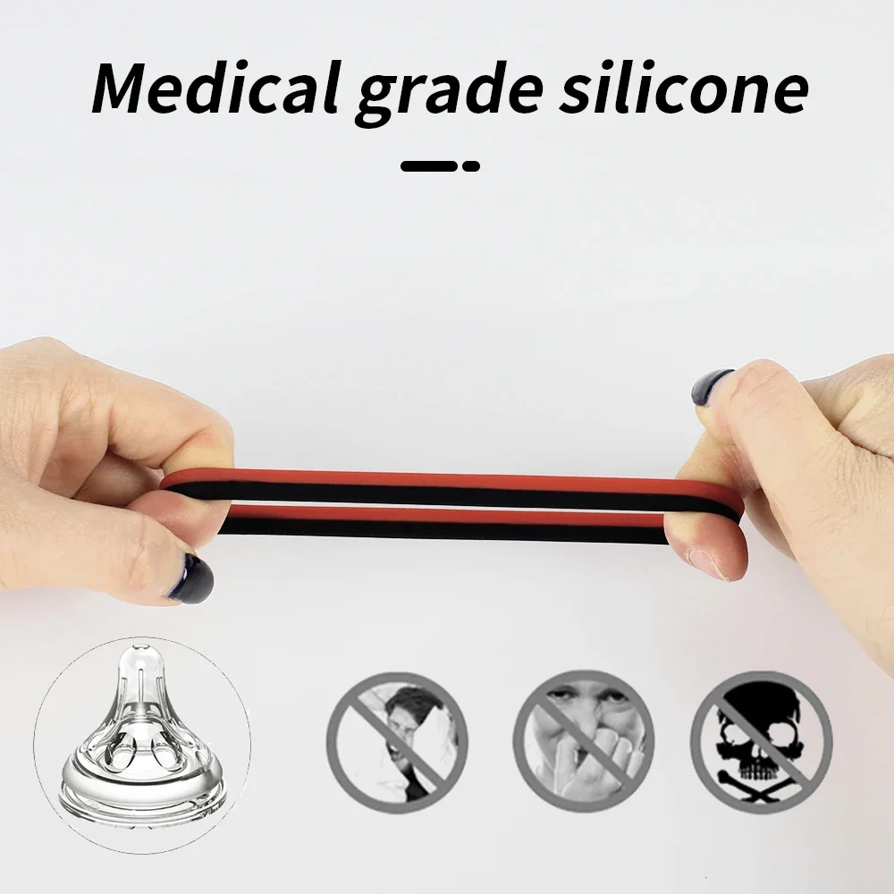 Silicone Penis Ring Penis Ring Silicone Penis Rings Male Lock Essence Chastity Device Cock Ring Delay Ejaculation For Male Couple Masturbator Adult Sex