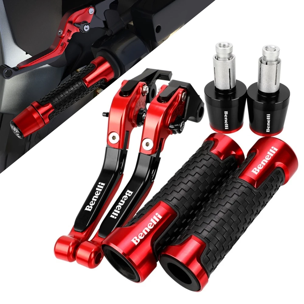

For Benelli TNT 125 135 2016-2022 2023 TNT125 TNT135 Motorcycle Accessories Adjustable Brake Clutch Levers Handlebar Grips Ends