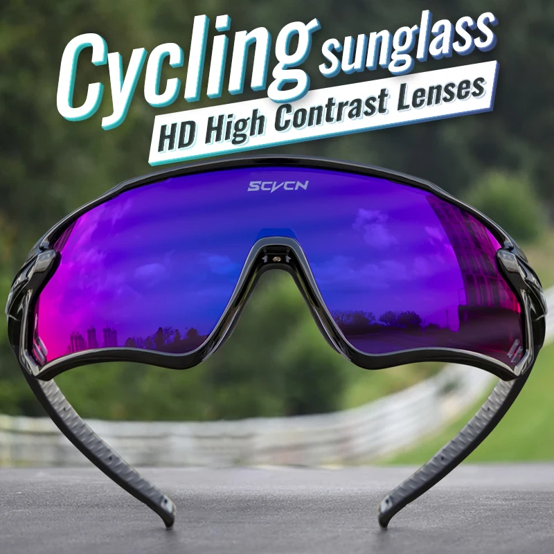 Gafas de sol fotocromáticas para hombre, lentes de ciclismo para
