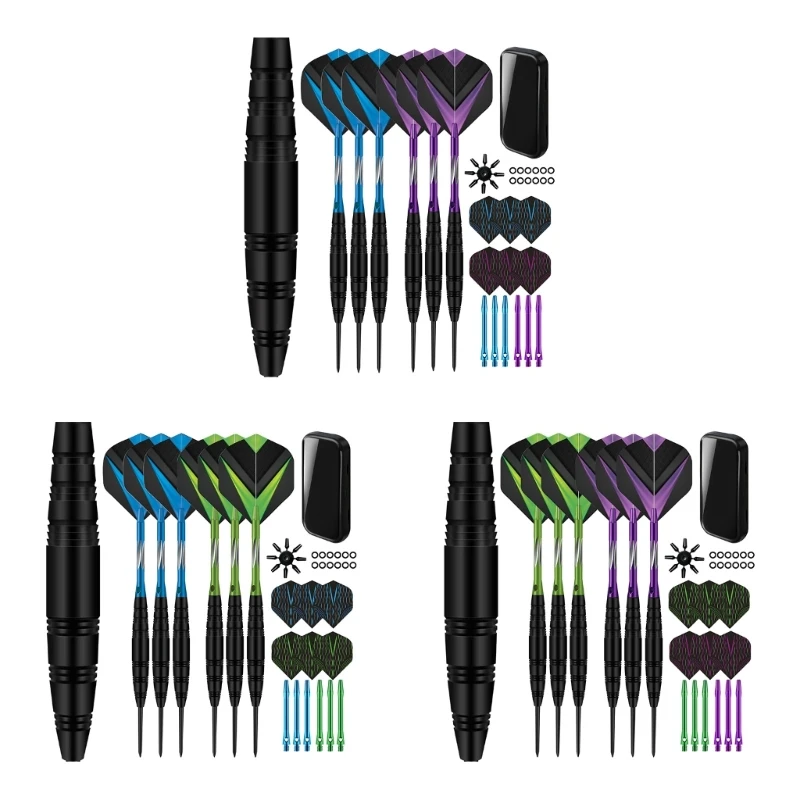 1 Set Steel Darts Needle Set Professional Metal Tipped Darts Set for Indoor Needle Throwing Game Durable Dropship 2m probes 4mmx30mm rtd platinums resistance durable stainless steel shells upgraded dropship