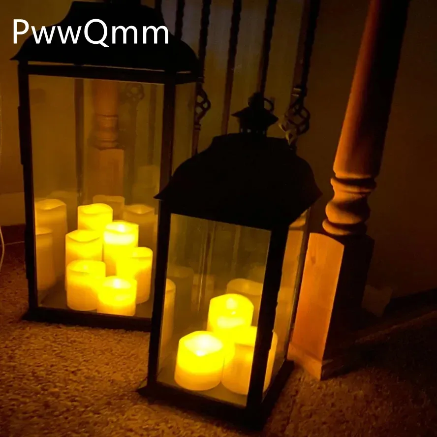 Flameless Flickering LED Battery-Powered Candles for Warm Ambiance and Decorative Elegance