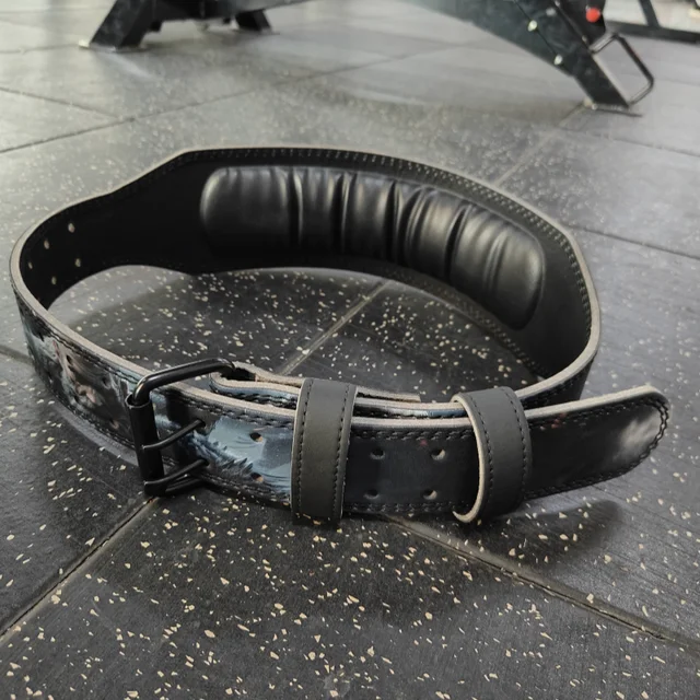Eyes of Destruction Weightlifting Belt Competition Level Fitness Belt W/ Waist Padding for Men Women Gym Belt for Waist Support 2