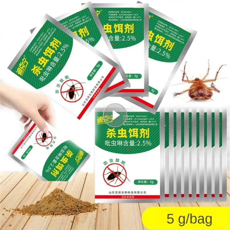 1-50Pcs Effective Powder Cockroach Killing Bait Roach Killer Pesticide  Insecticide Anti-insect Supplies for Kitchen Bathroom - AliExpress