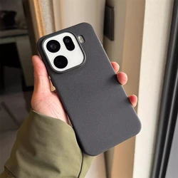 Luxury Matte Rock Sand Texture Shockproof Case with Magnetic Wireless Charging Capability for OPPO Find X9s Pro (YS CX Black)