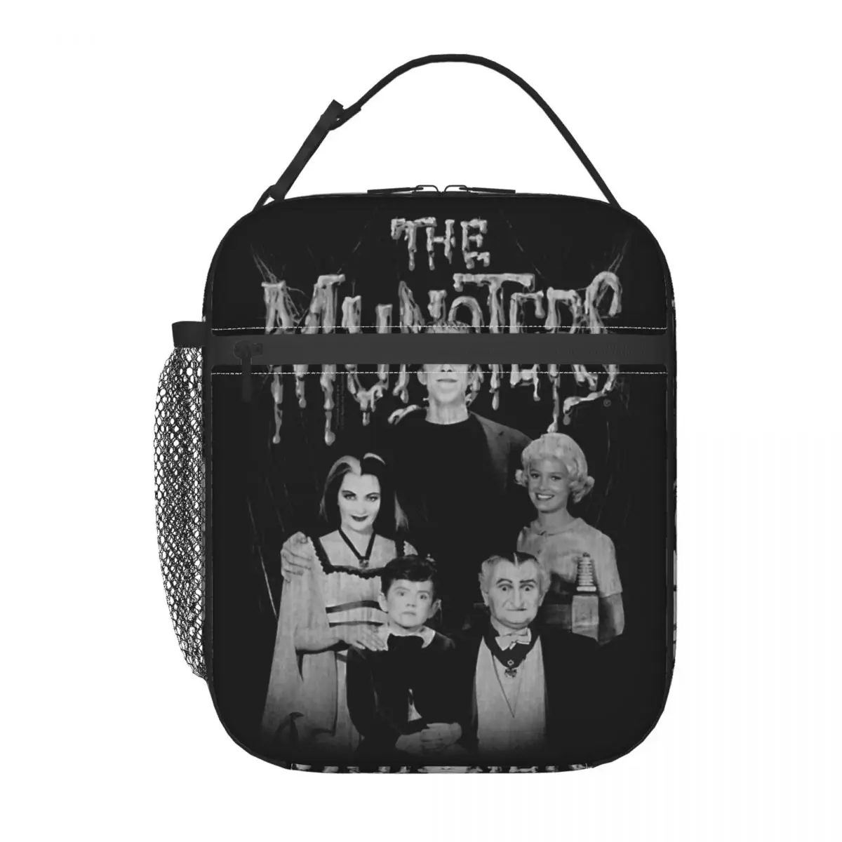 Munsters Family Portrait Insulated Lunch Bag Cooler Lunch Container Large Tote Box Men Women College Travel