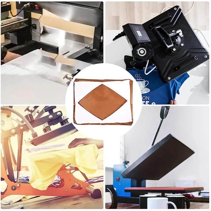 Heat Press Cover 2 Pcs 16 X 20 Inch Wrap Cover for Heat Press Wrap Cover Heat Resistant Reusable Press