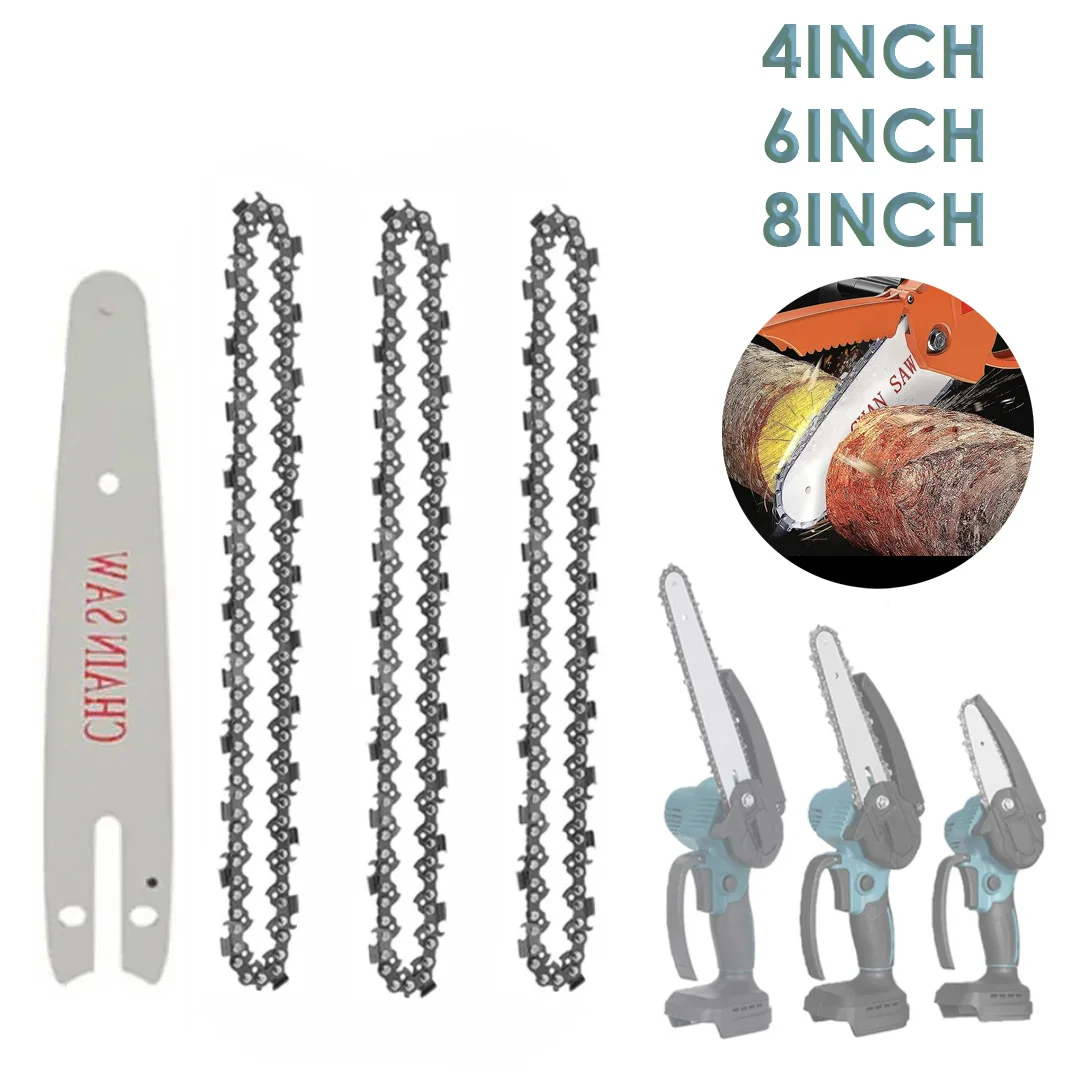 MiniChainsawChain4Inch468InchReplacementGuidePlateSawChain