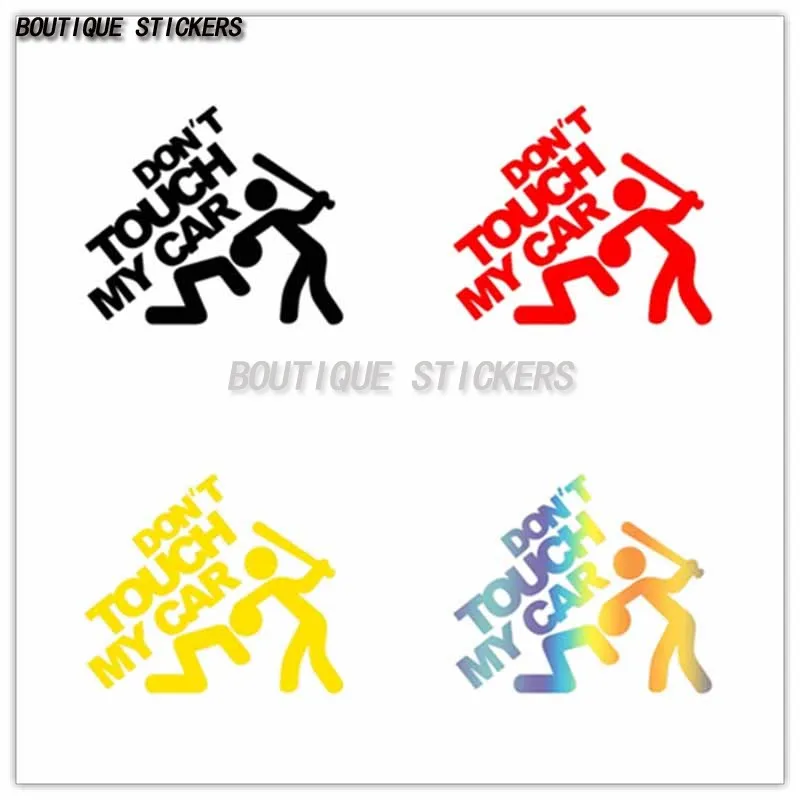 

Don't Touch My Car Funny Stickers Warning Stickers Suitable for Car Motorcycles Personalized Fashion