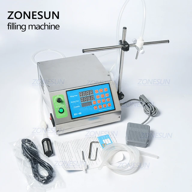 Перистальтический насос ZONESUN, наполнитель для бутылок, жидкий флакон, разливочная машина для напитков, питьевого масла, парфюма 6