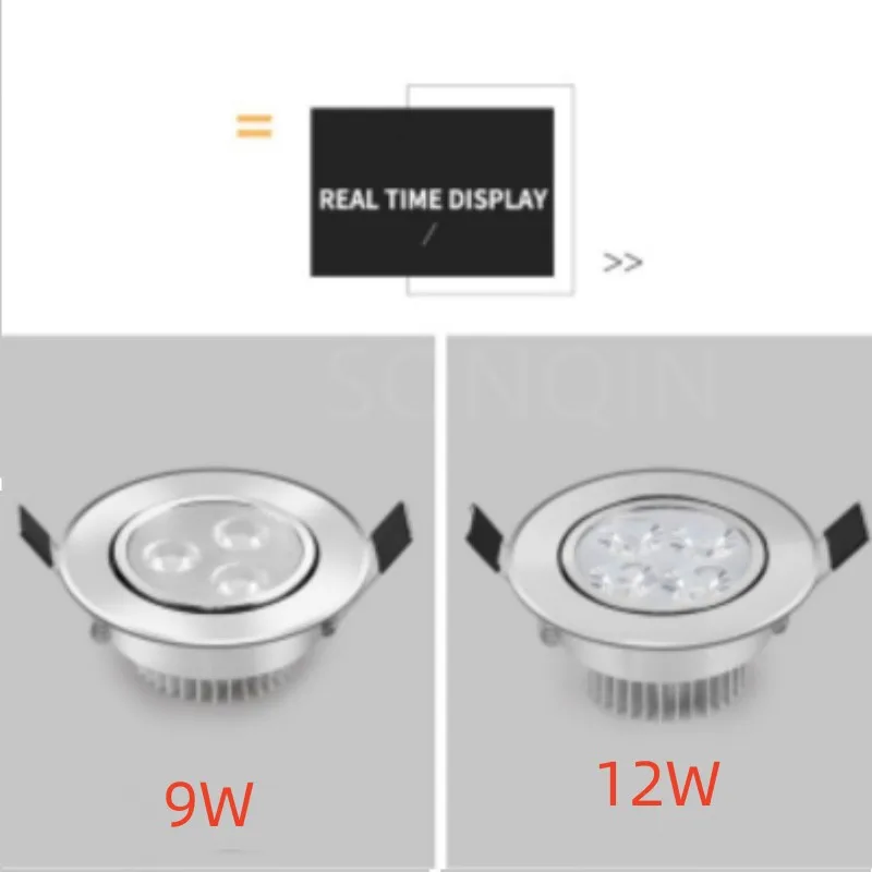 Not Dimmable LED Ceiling Light Downlight Spot Light 9W-27W COB