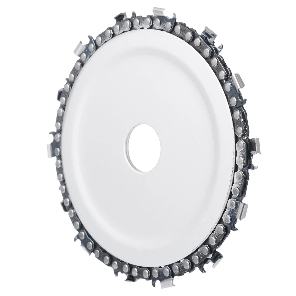 5 Inch Diameter 22mm Arbor Wood Carving Disc 14 Tooth Cut Chainsaw Disc for Angle Grinders Cut Carve Shape