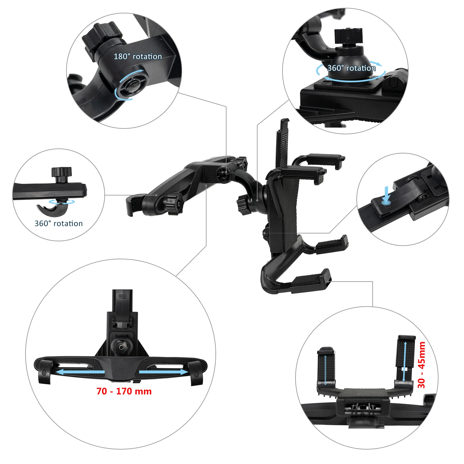 Ϲ 7-11 ġ   ڵ ĸ ĸ ¼ ĵ Headrest º ȭ Ȧ Ʈ 귡Ŷ iPad  10  ̽ PC 