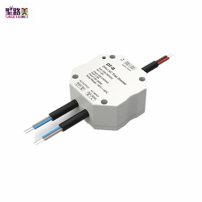 150W-360W 100-220V AC Triac DALI Dimmer Trailing Edge/1 DALI Address/1 Channel Output To Dim Switch Single Color LED Light Lamp